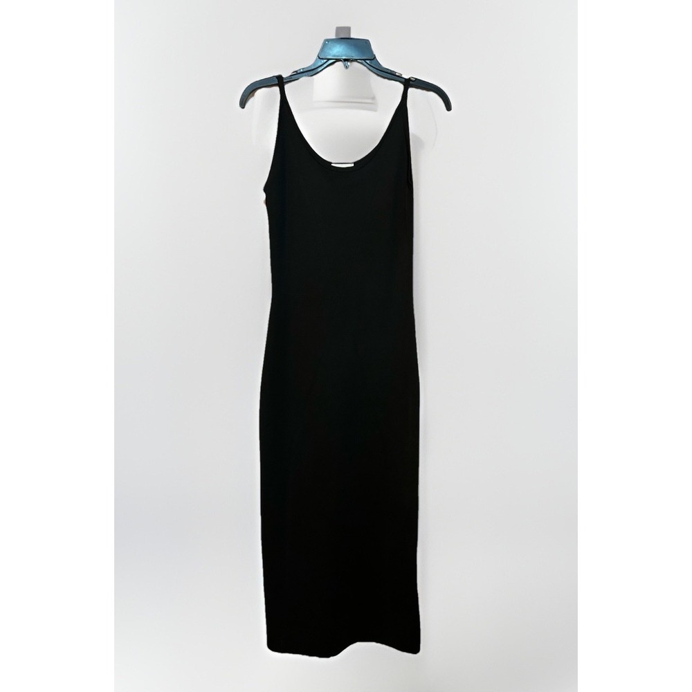 Willi Smith Collection VTG Black Long Knitted Evening Dress Size M